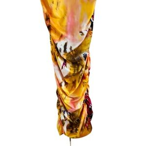 Glamaker Abstract Print Dress